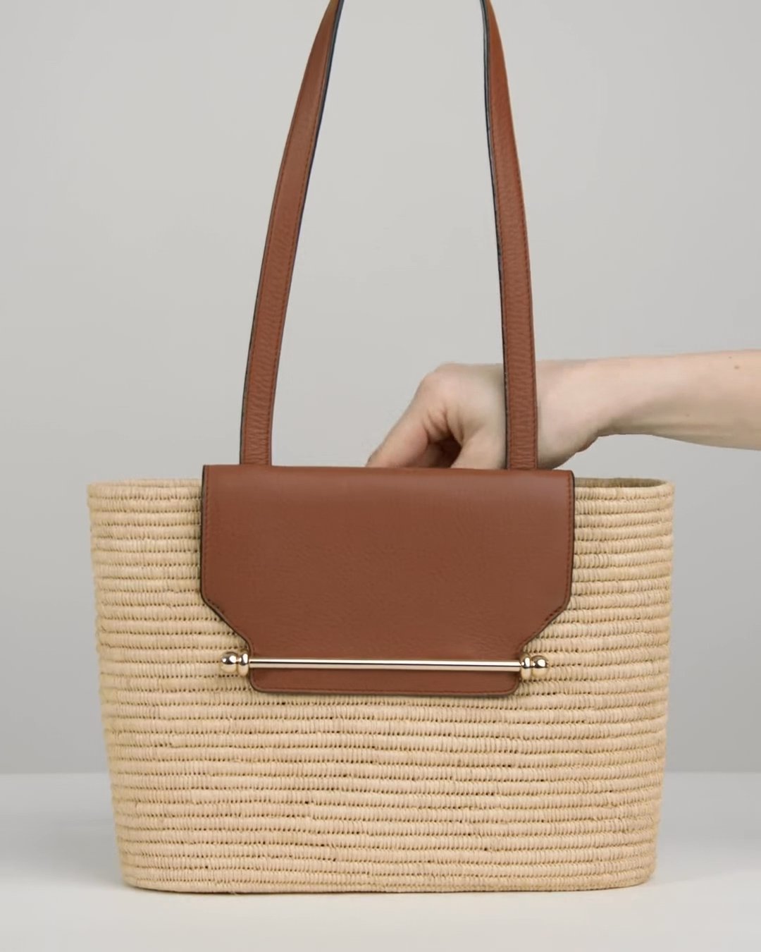 The Strathberry Basket (Small) - Natural