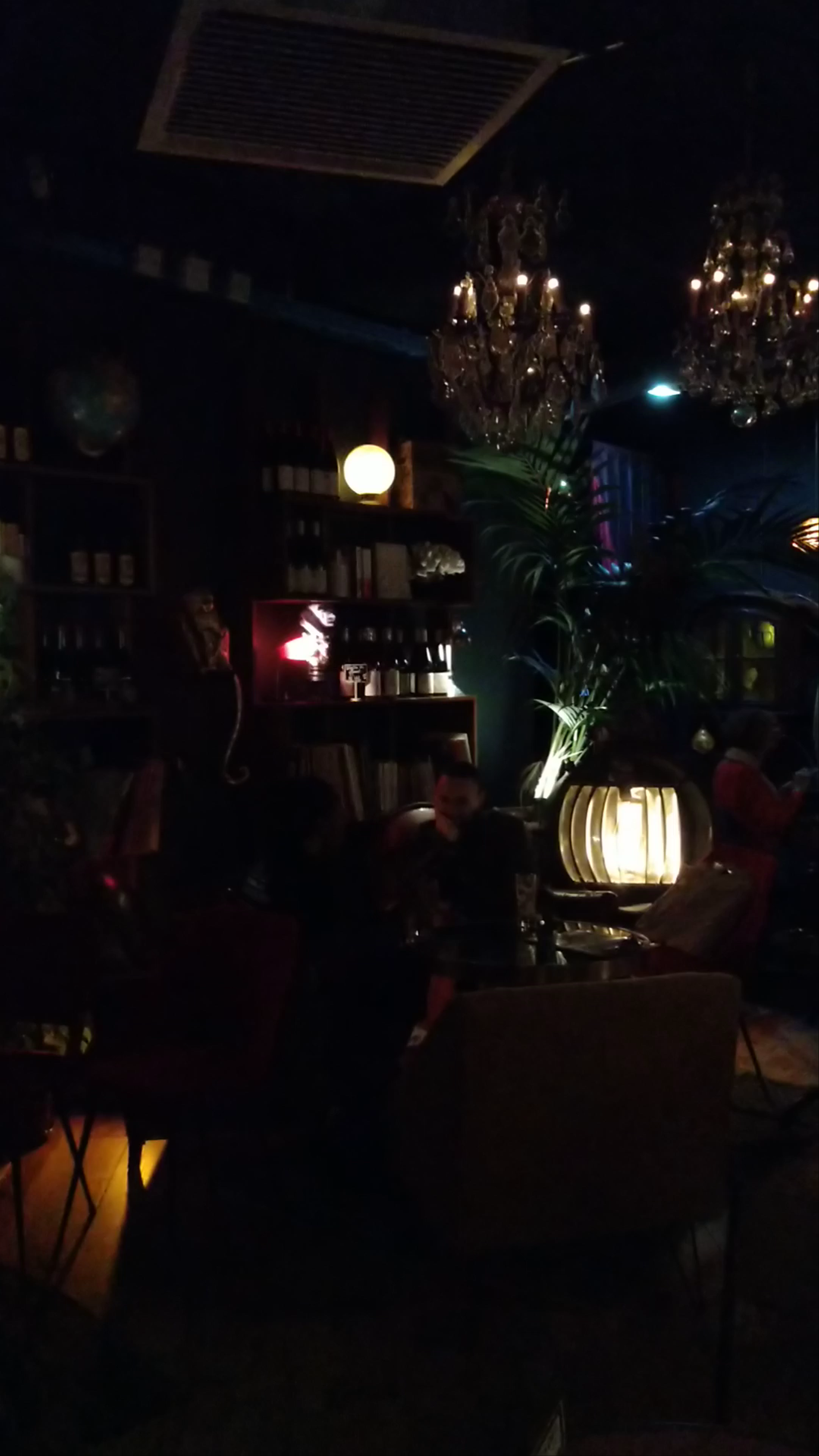 Evening Ambience at Griffon Bar, Paris