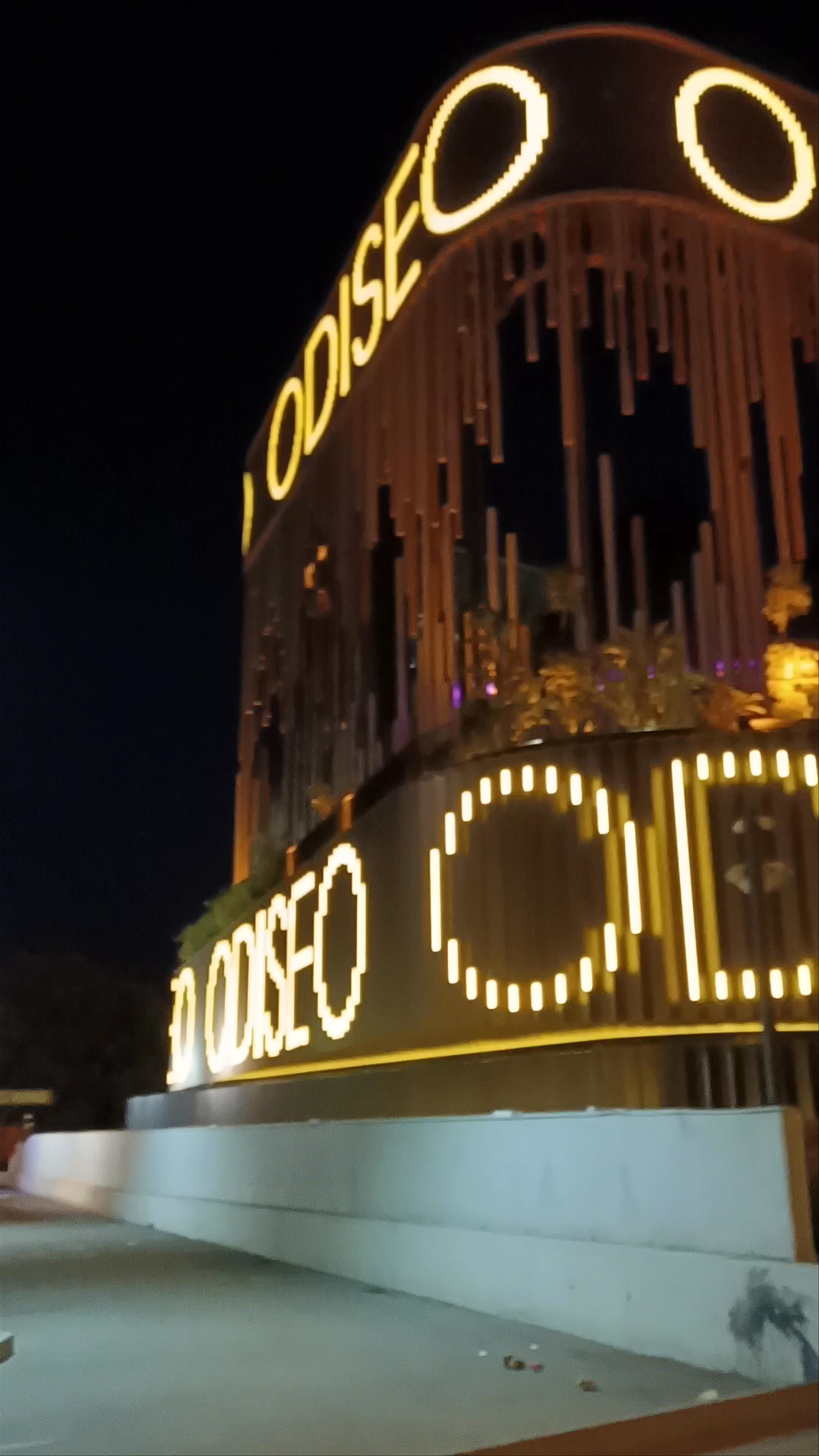 ODISEO Night Experience: Illuminated Urban Vibes in Churra, Spain