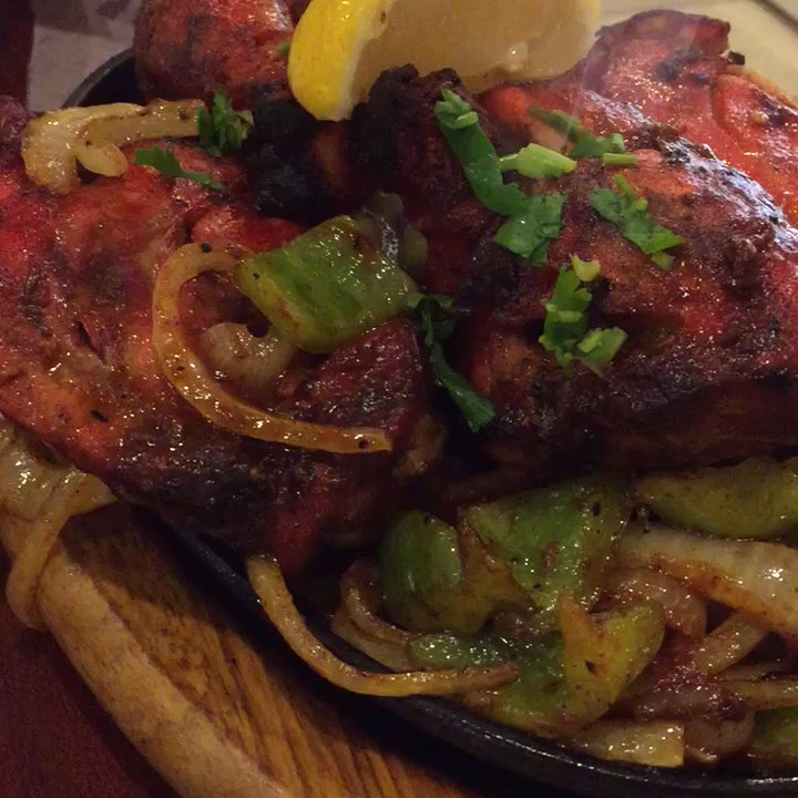 Spice King - Sizzling hot tandoori chicken, basmati rice, and chicken tiki Marsala! So noms! - Indian Near Me - Renton, Washington