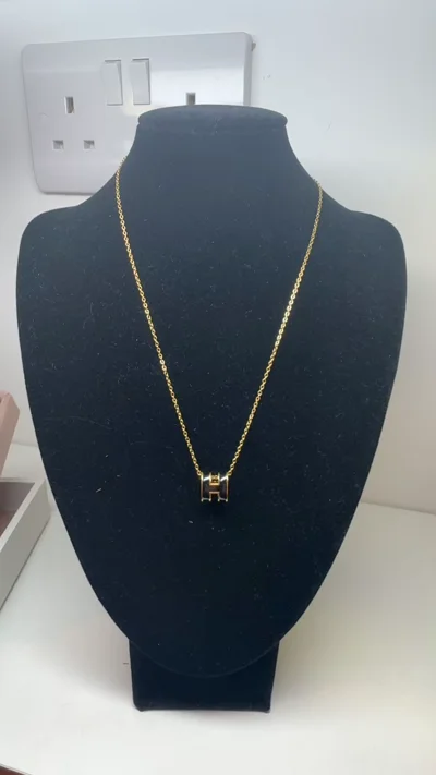 H Pendant Necklace