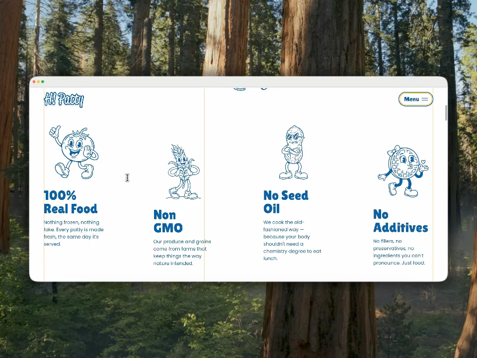 Working on my new template today — here's one section coming together.Before Framer, I could only visualize this stuff in my head. Now I actually get to build it and watch it turn out for real.