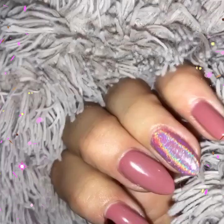 Lovely Nail & Spa - Gel manicure!! I have acrylic only on my middle finger to match the length of my natural nails - Nail Salons Near Me - Upland, California