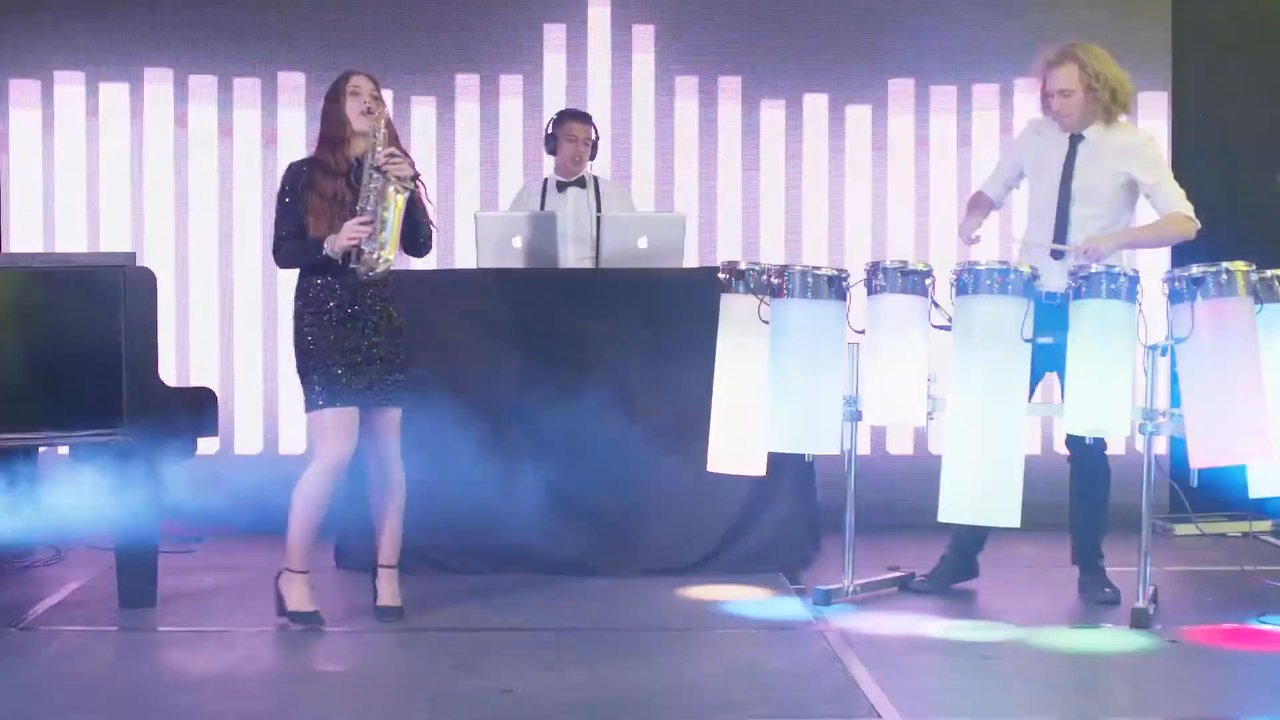 Forever Diamonds - Live Sax, Vocals, Drums & DJ Promo - video