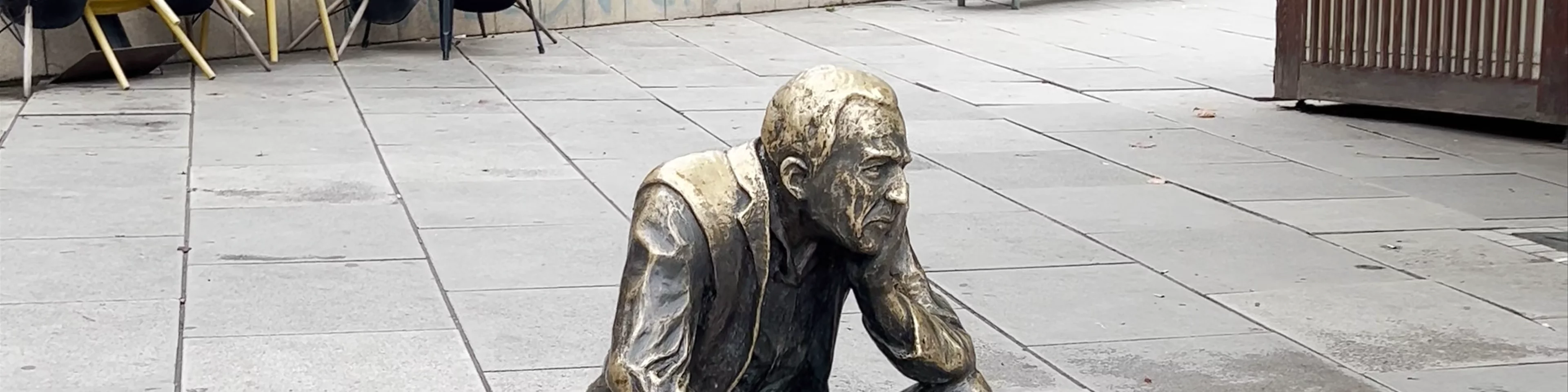 Sitting man