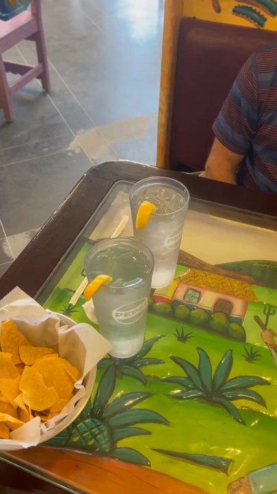 Mariachi Grill - What adorable tables.  Sorry for the ole man n the vid. Lol - Mexican Near Me - Lonoke, Arkansas