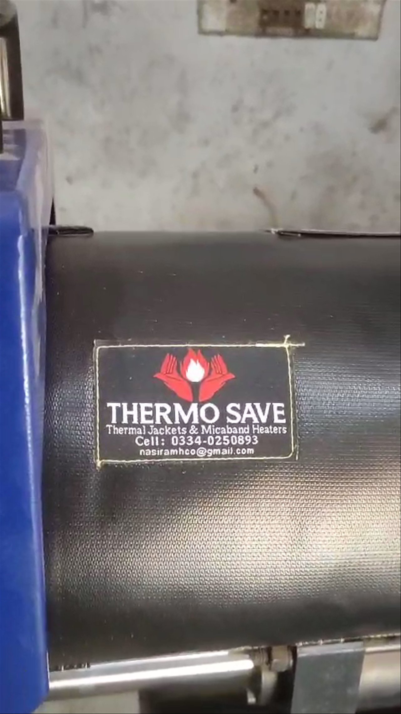 Close view of ThermoSave insulation at Buhader Ind