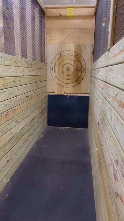 Lancaster Axes - David joining in on the fun! - Axe Throwing Near Me - Lancaster, Ohio