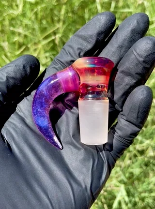 Preview pic of Light Yellow over Orange Elvis/Telemagenta/P. Lollipop 18mm slide