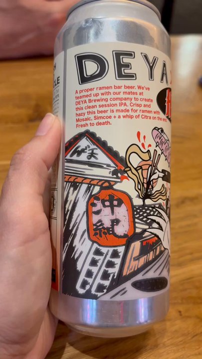 Bone Daddies - In house beer - Ramen Near Me - London, XGL