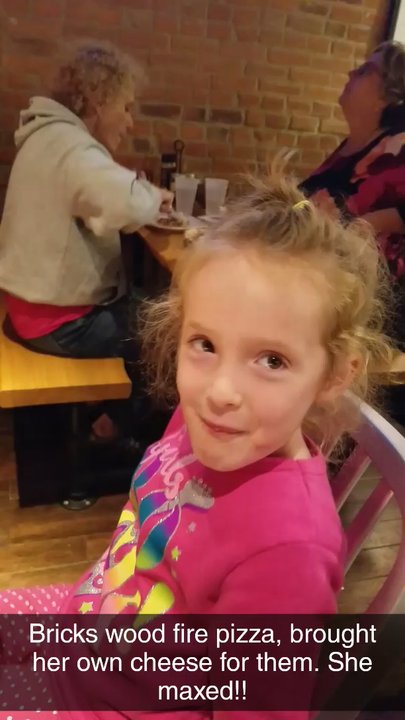 Billy Bricks - Wheaton - She loved it!! #dairyallergen - Pizza Near Me - Wheaton, Illinois