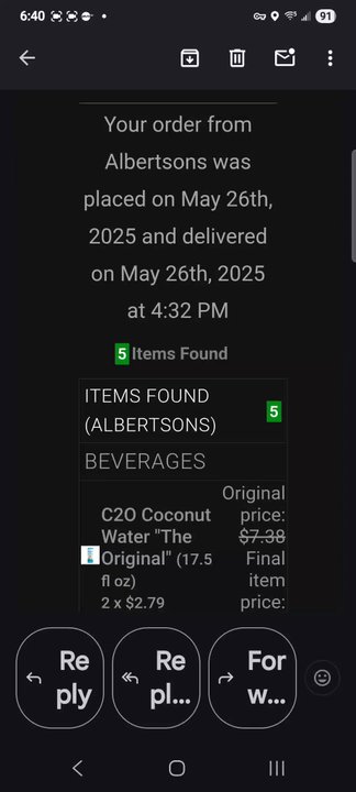 Albertsons - This Is My May 26, 2025 Albertsons Grocery Receipt Showing The Quaker Oats EXPIRED Everything Rice Cakes and A Discount!!!!!!  No Wonder!!!! - Grocery Near Me - Los Angeles, California