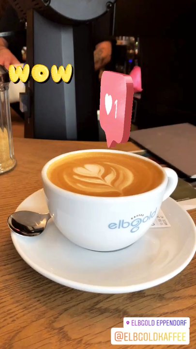 elbgold - Großer Cappuccin, so lecker - Cafes Near Me - Hamburg, HH