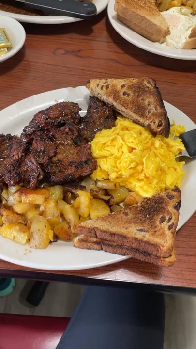 Brickstones - Steak Tips & Eggs never disappoints! Tender, delicious tips cooked perfectly medium. - Breakfast & Brunch Near Me - Rochester, New Hampshire