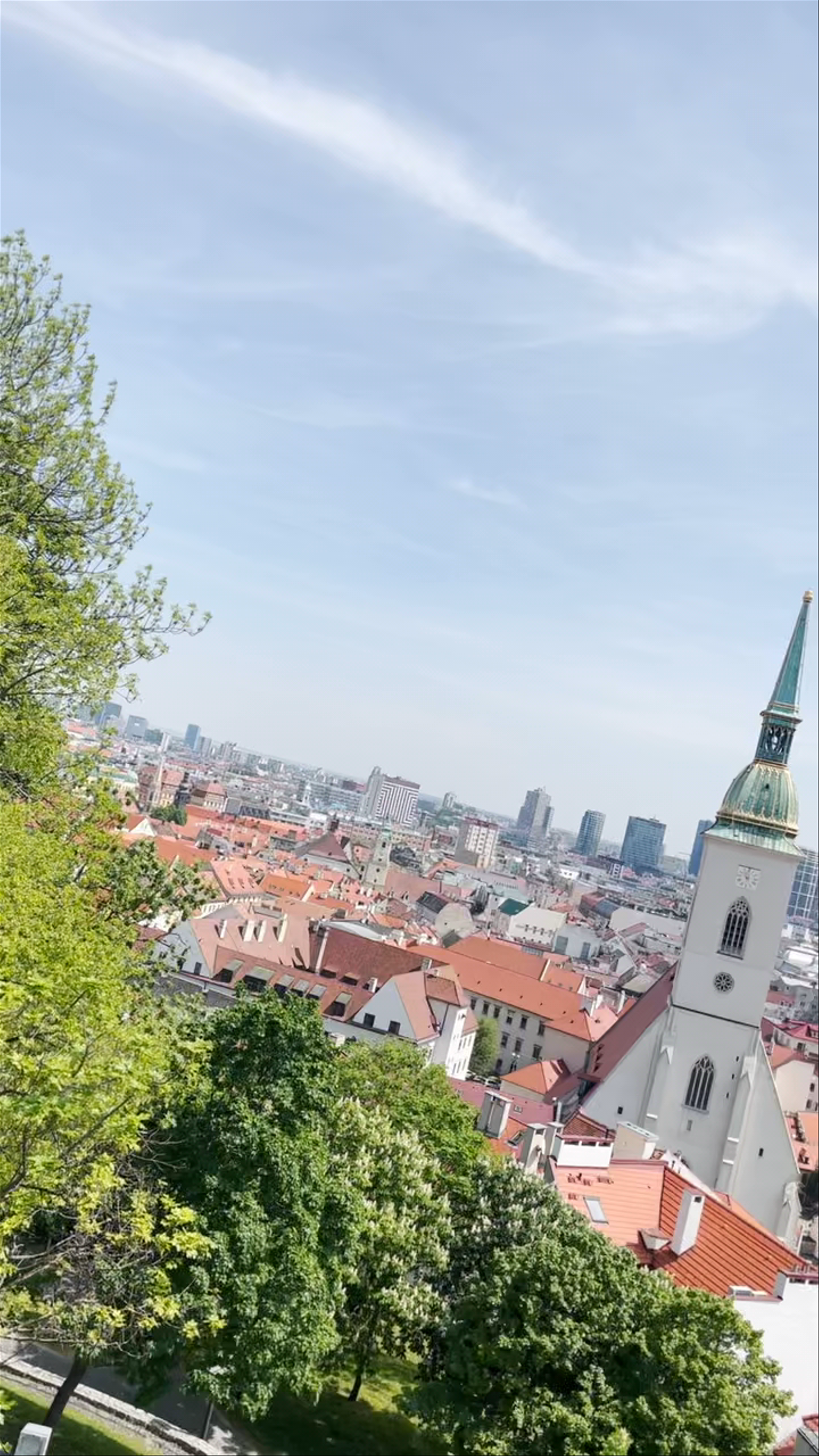 Great Moravian Basilica at Bratislava Castle: A Historic Panorama