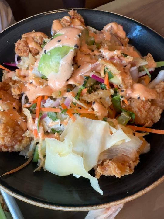 Steele & Hops - Dynamite Shrimp Bowl - American Near Me - St Anthony, Minnesota