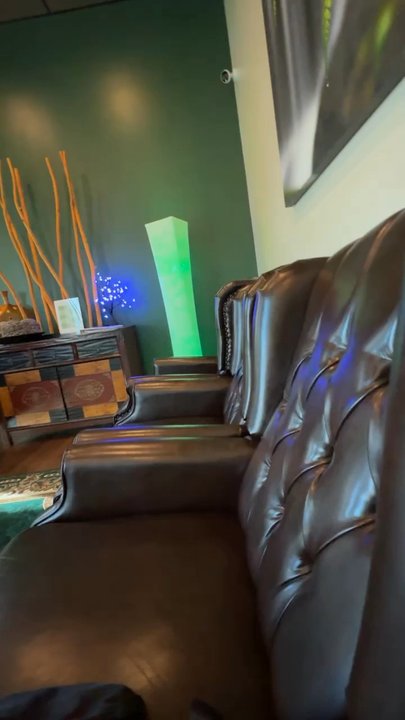 Effective Massage and Stretch - Recliner chair and waiting room is very relaxing with calm music. - Massage Therapy Near Me - Austin, Texas