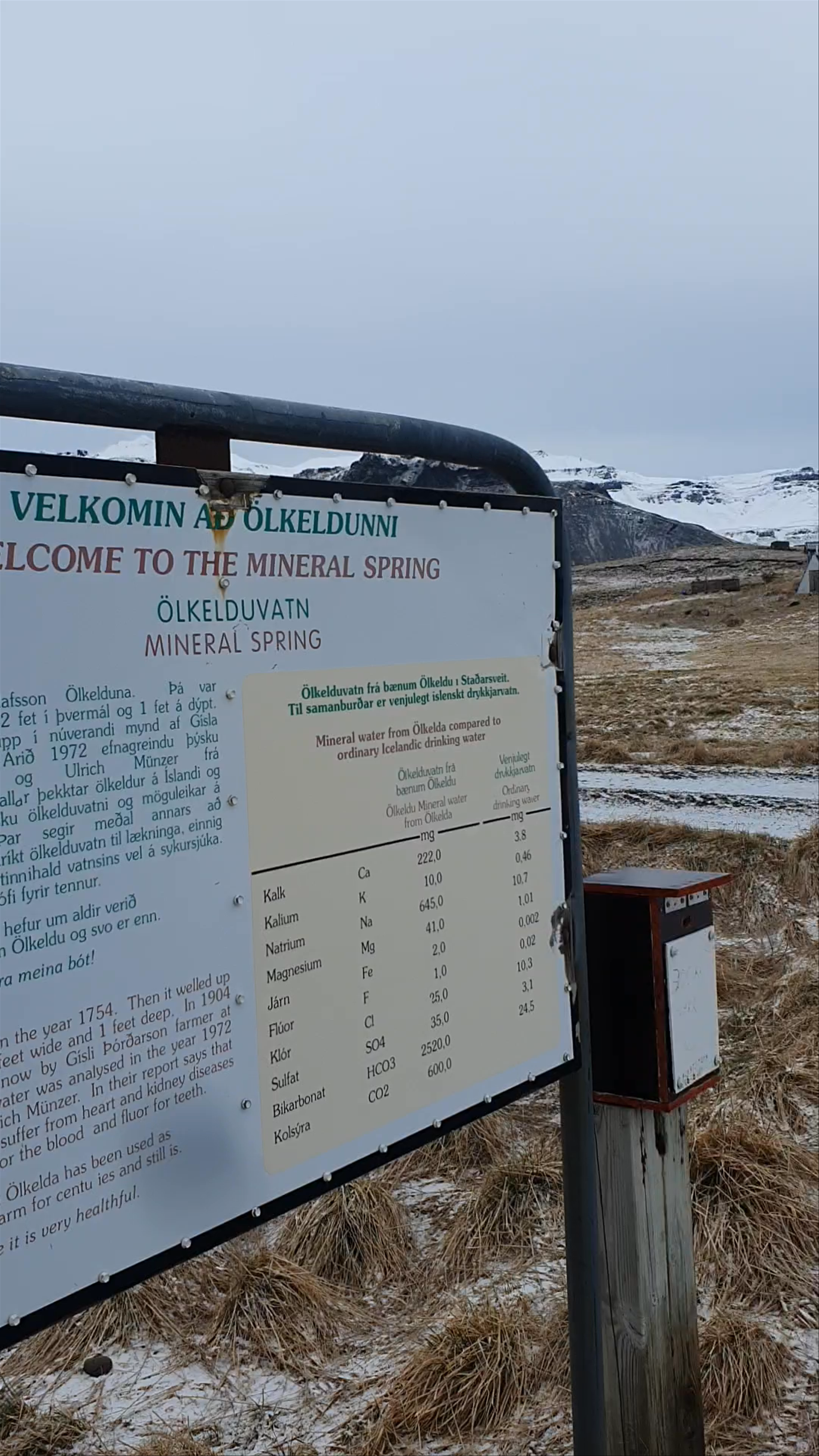 Ölkelduvatn Mineral Spring