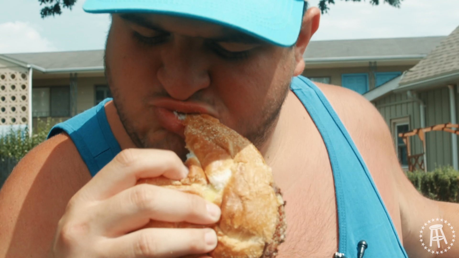 The Full Blown Deli Roll For A Cheeseburger Bun Is Very Ballsy