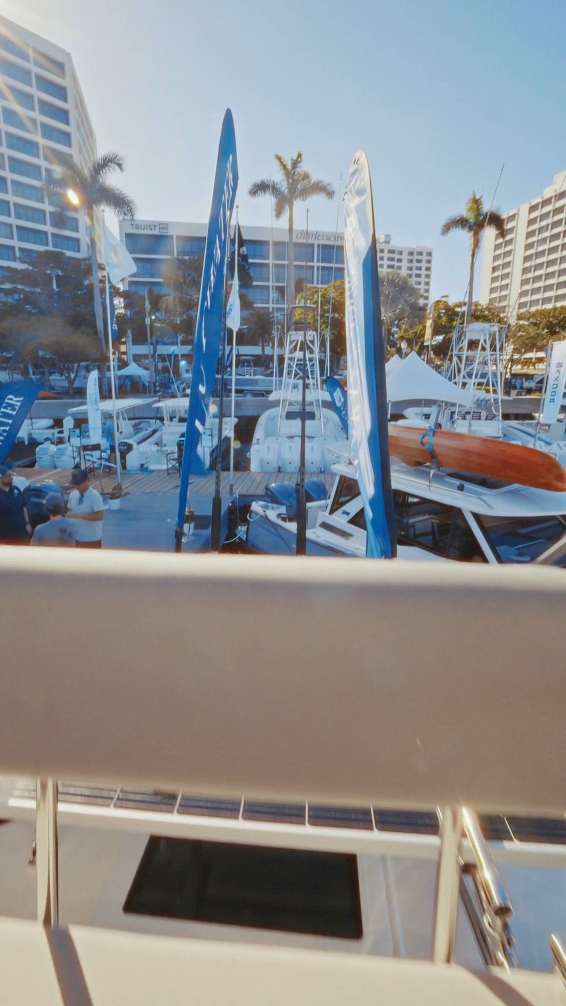 We're here at the Palm Beach International Boat Sh...