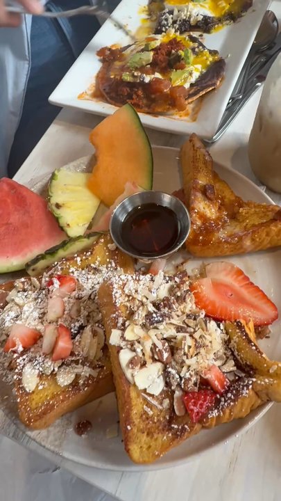 Cielito Cafe - Full table spread - Breakfast & Brunch Near Me - Houston, Texas