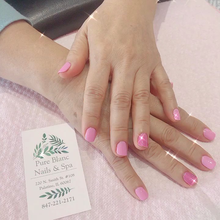 Pure Blanc Nails & Spa - Pink - Nail Salons Near Me - Palatine, Illinois