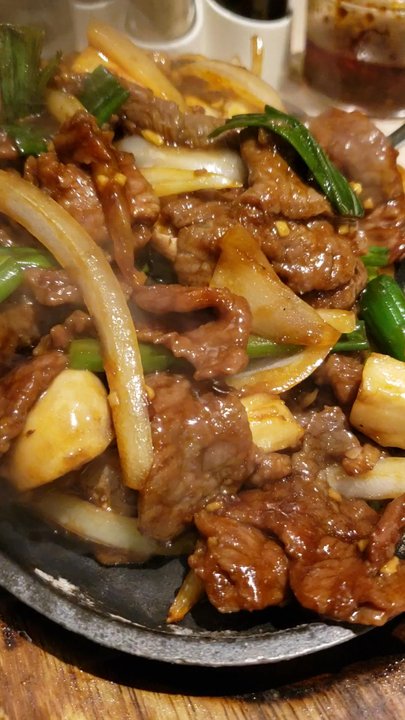 Congee Queen - Sizzling beef and mushrooms - Chinese Near Me - Markham, Ontario