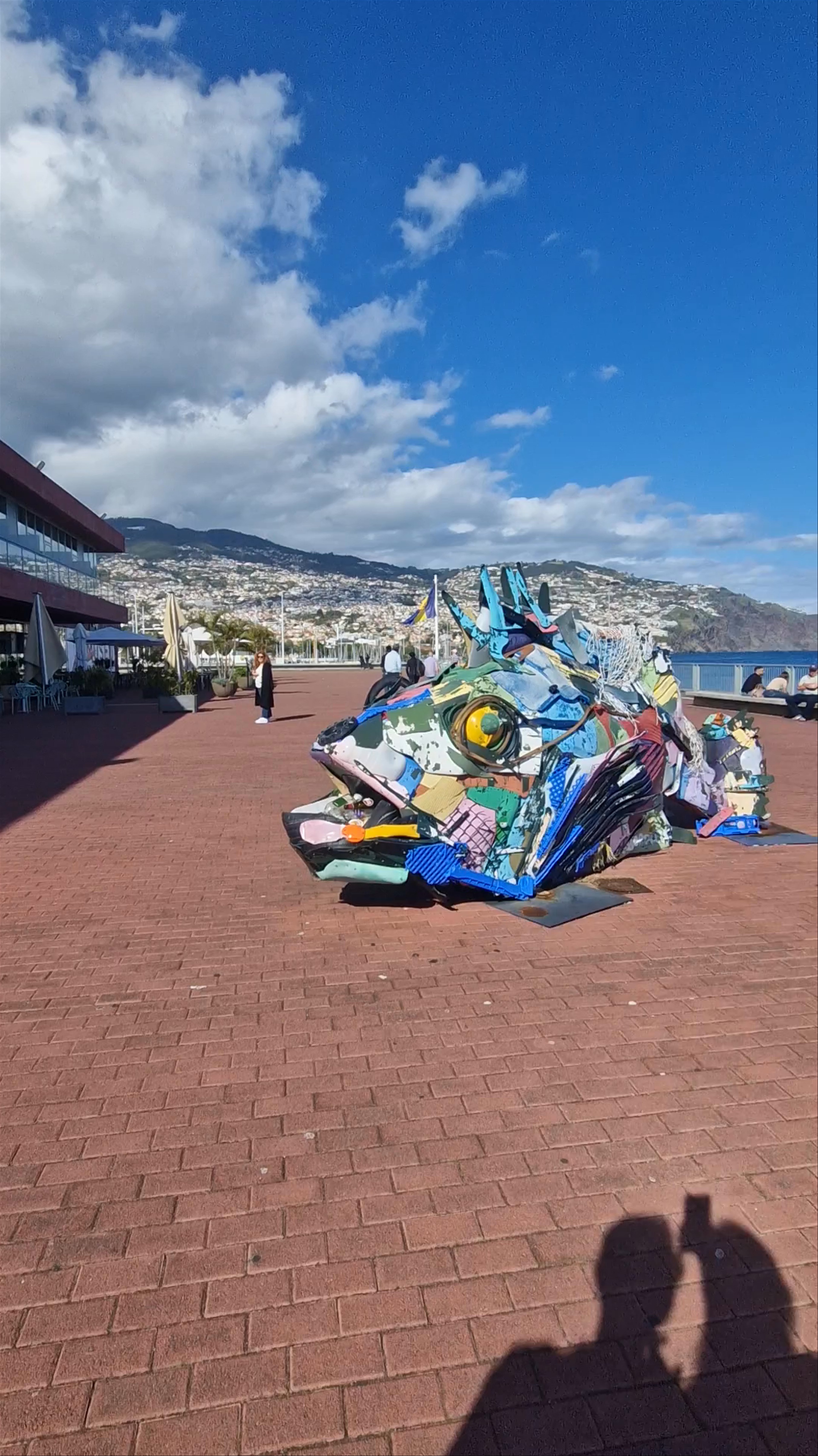 Plastic Grouper (made by Bordalo II, Setember 2019)