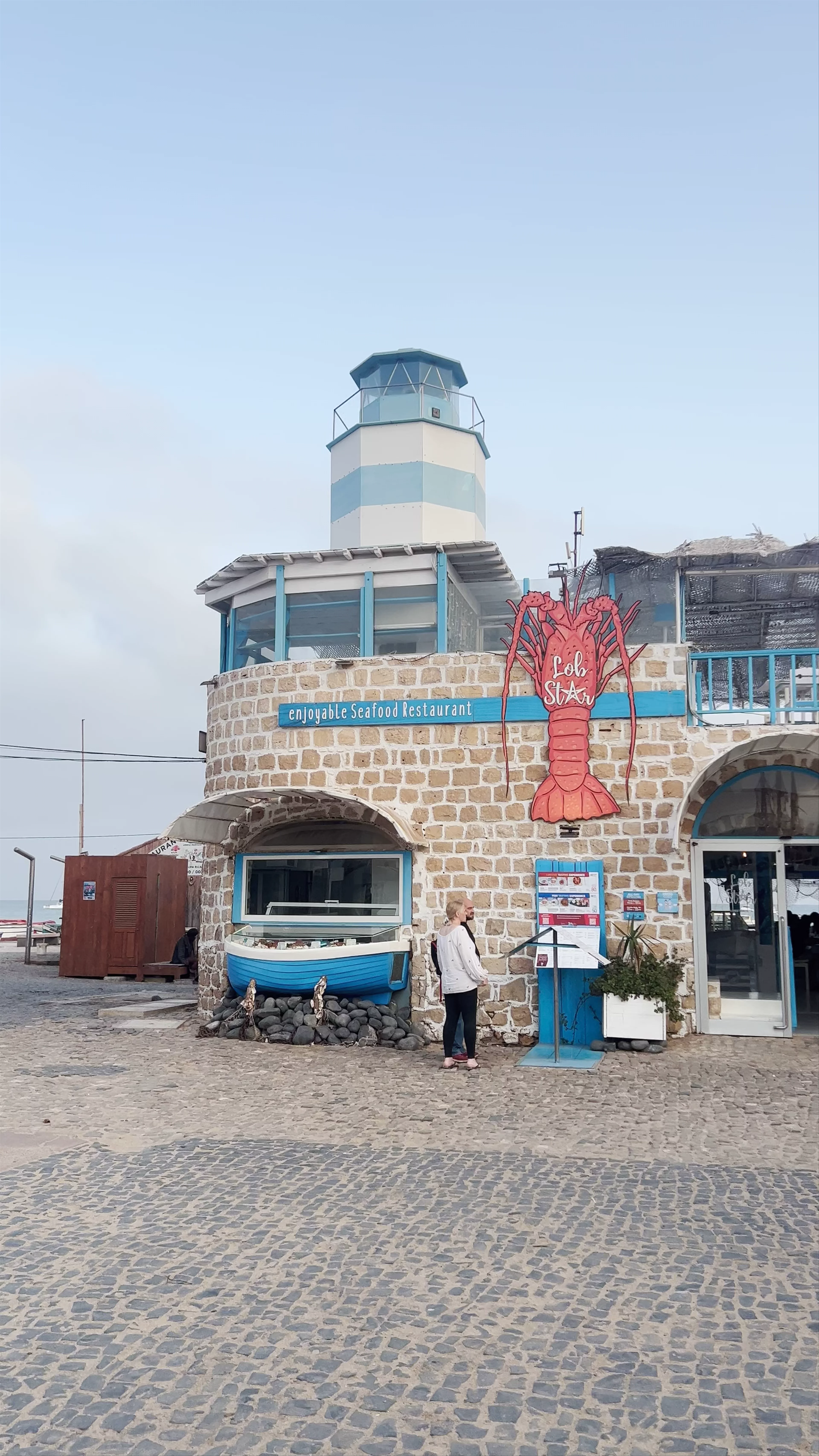 LobStar . Enjoyable Seafood Restaurant, Santa Maria, Sal, Cape Verde