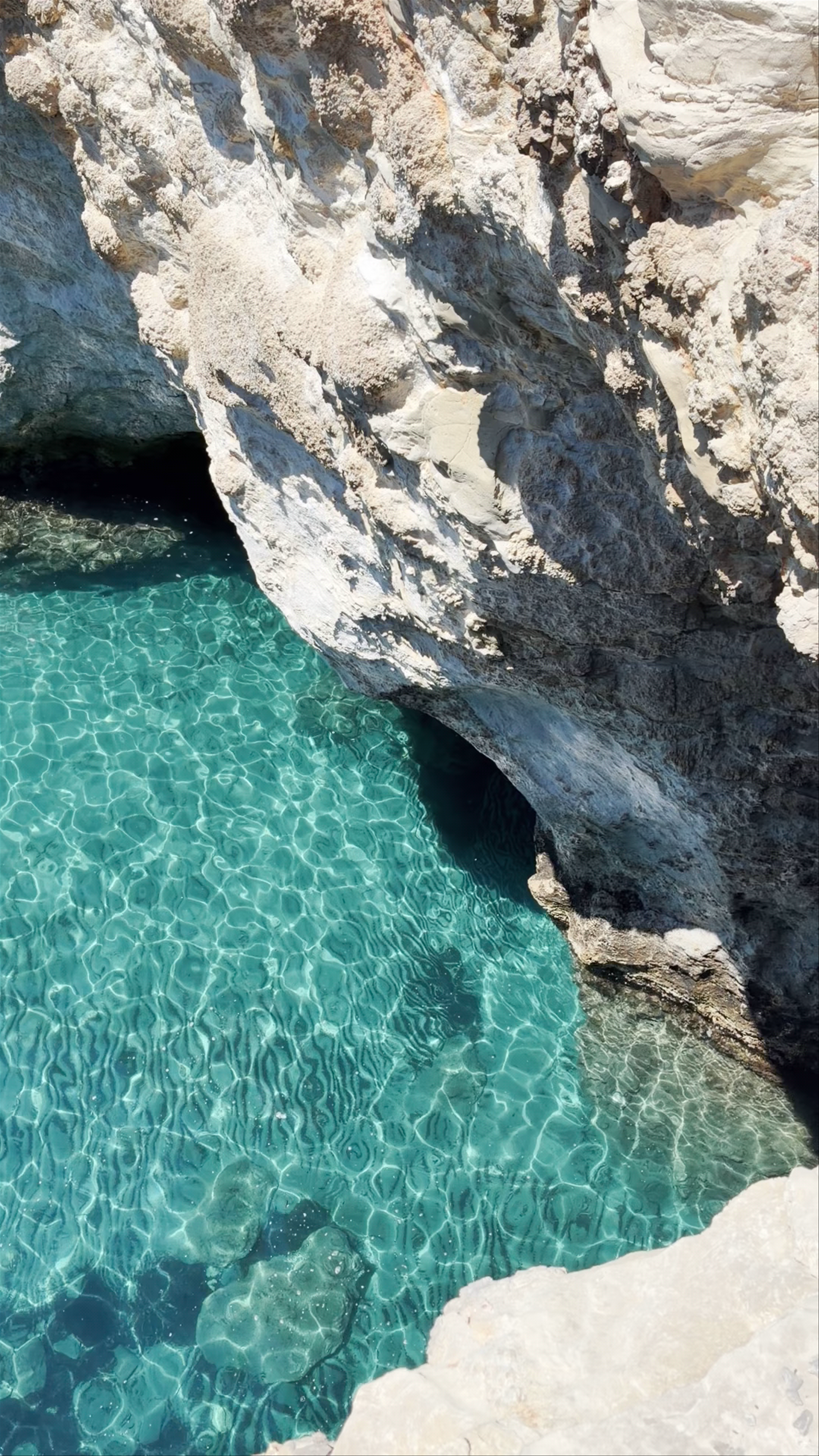 Paralia Papafragkas: Crystal Waters and Rugged Cliffs on Milos Island