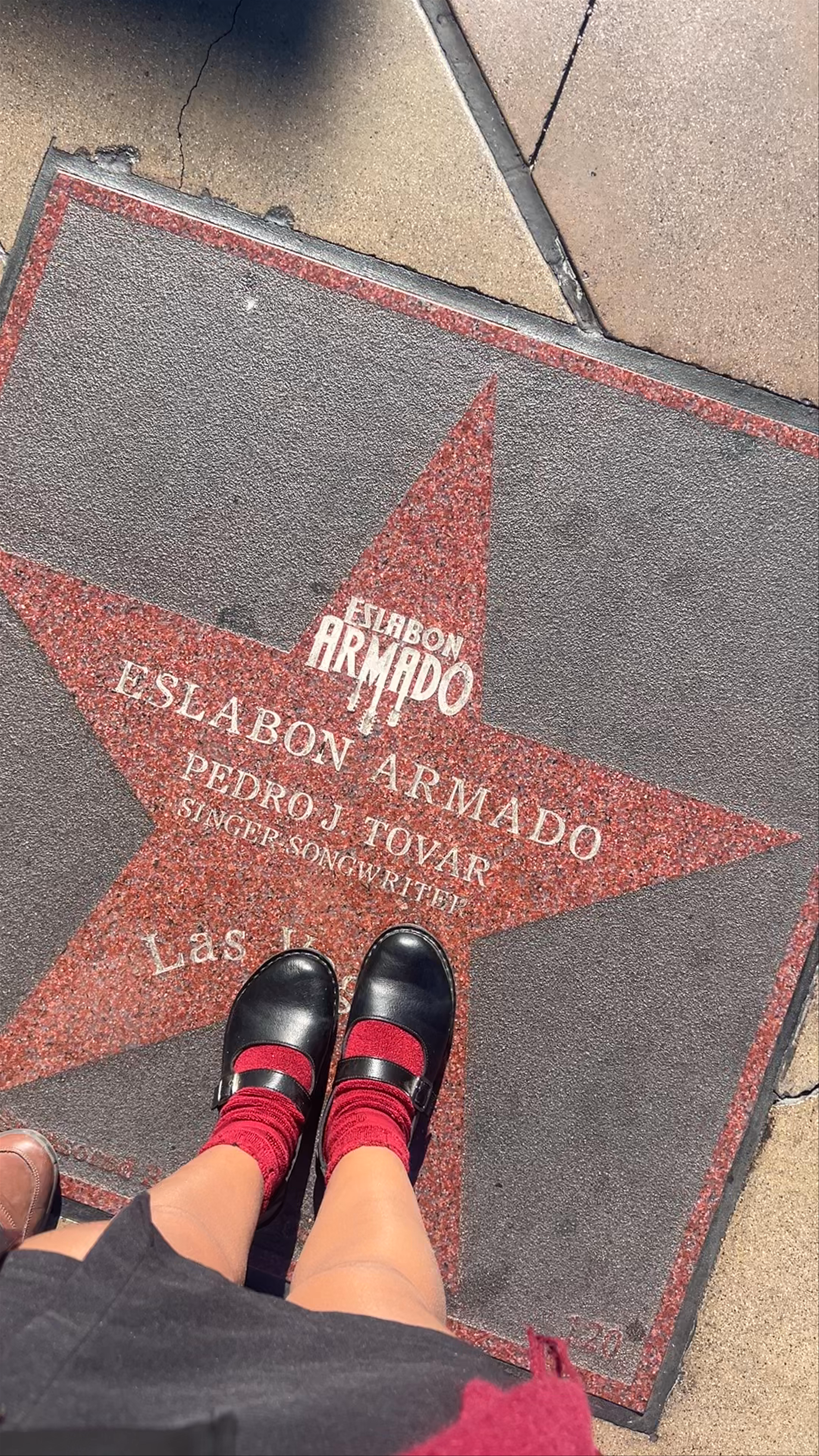 The New Las Vegas walk of stars
