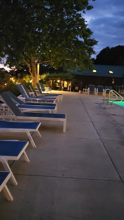 Sun Outdoors Santa Barbara - Night view at the pool and hot tub - Campgrounds Near Me - Santa Barbara, California