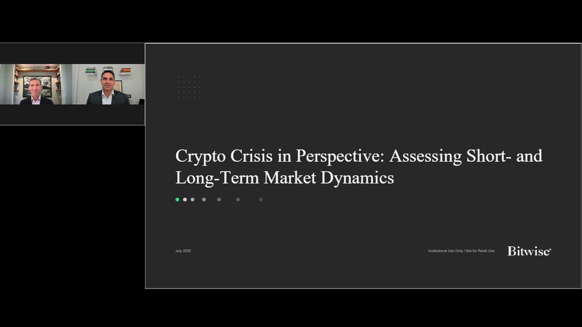 Crypto Market Update: An Institutional Investor’s View of the Crypto Market