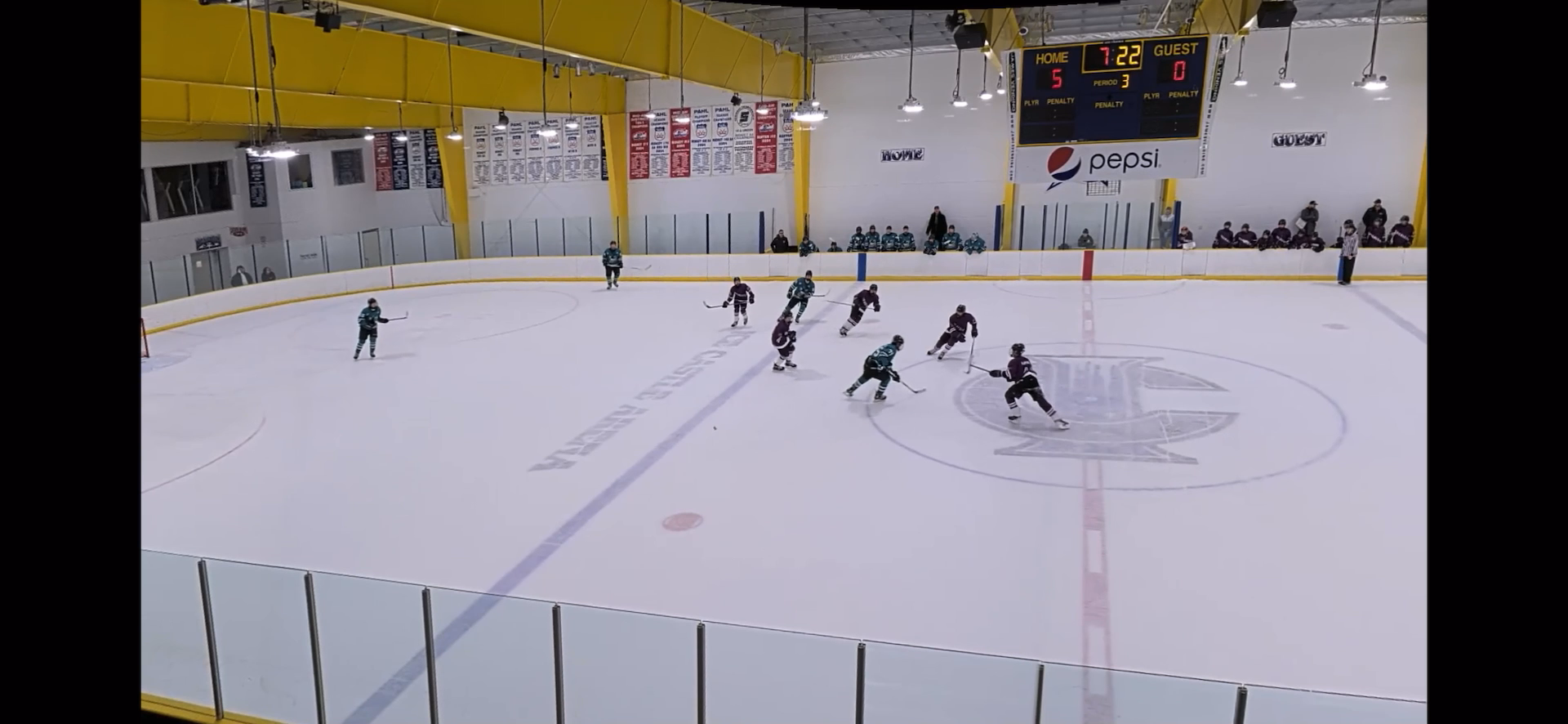 Jackson LaPine's Big Center Ice Hit | Rochester Rattlers 16U A