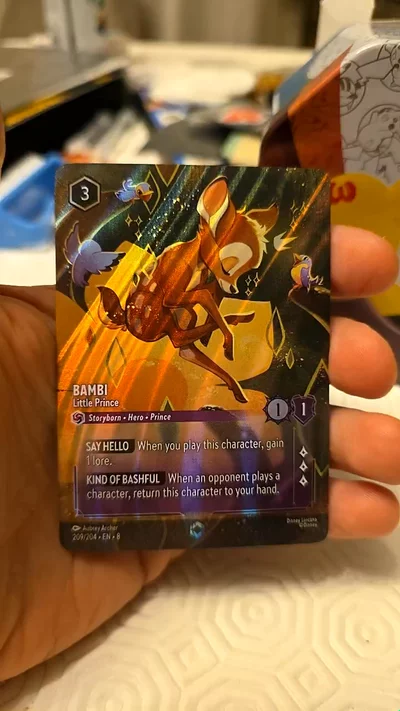 Disney Lorcana Bambi Little Prince 209/204 imagen 1