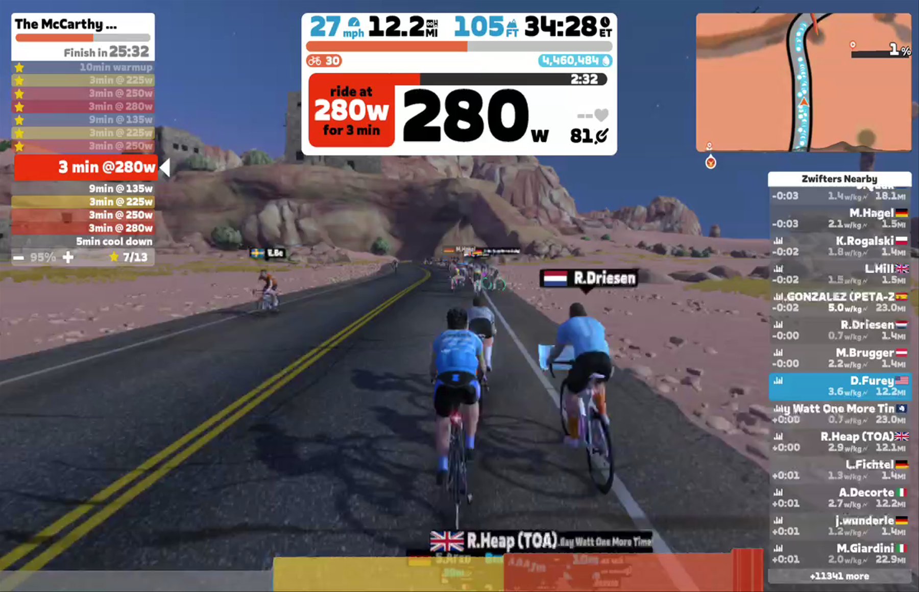 Zwift - The McCarthy Special in Watopia