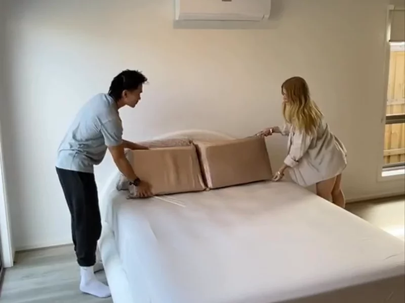 Ineshi - Marshmallow Bedframe