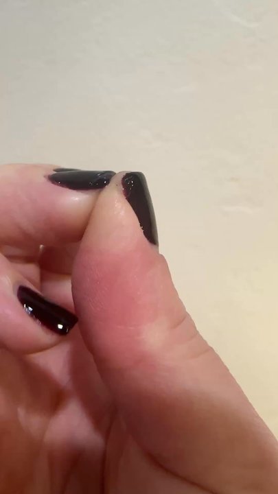 Captivate Nail Spa - Video of how thin my nails were before trimming down. One nail was so brittle that it later split farther down when washing my hair. - Nail Salons Near Me - Fullerton, California