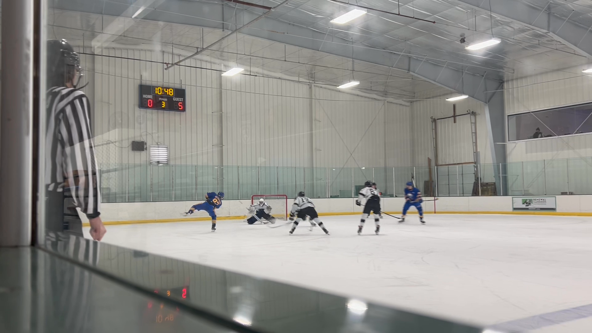 Jacob Caradonna's Incredible Blocker Save vs Jr Sabres