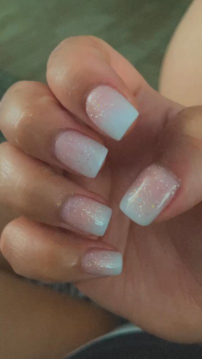 Style Nails And Spa - Overlay ombré pink and white - Waxing Near Me - Bakersfield, California