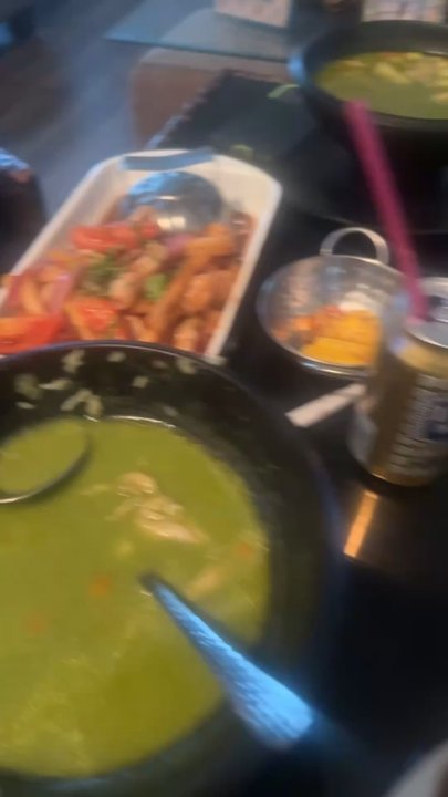 Imperio Peruvian Cuisine - Mix de Saltado de Pollo, Res y Camarón y Saltado de Marisco! Y aguadito de pollo! Deliciosos! - Peruvian Near Me
