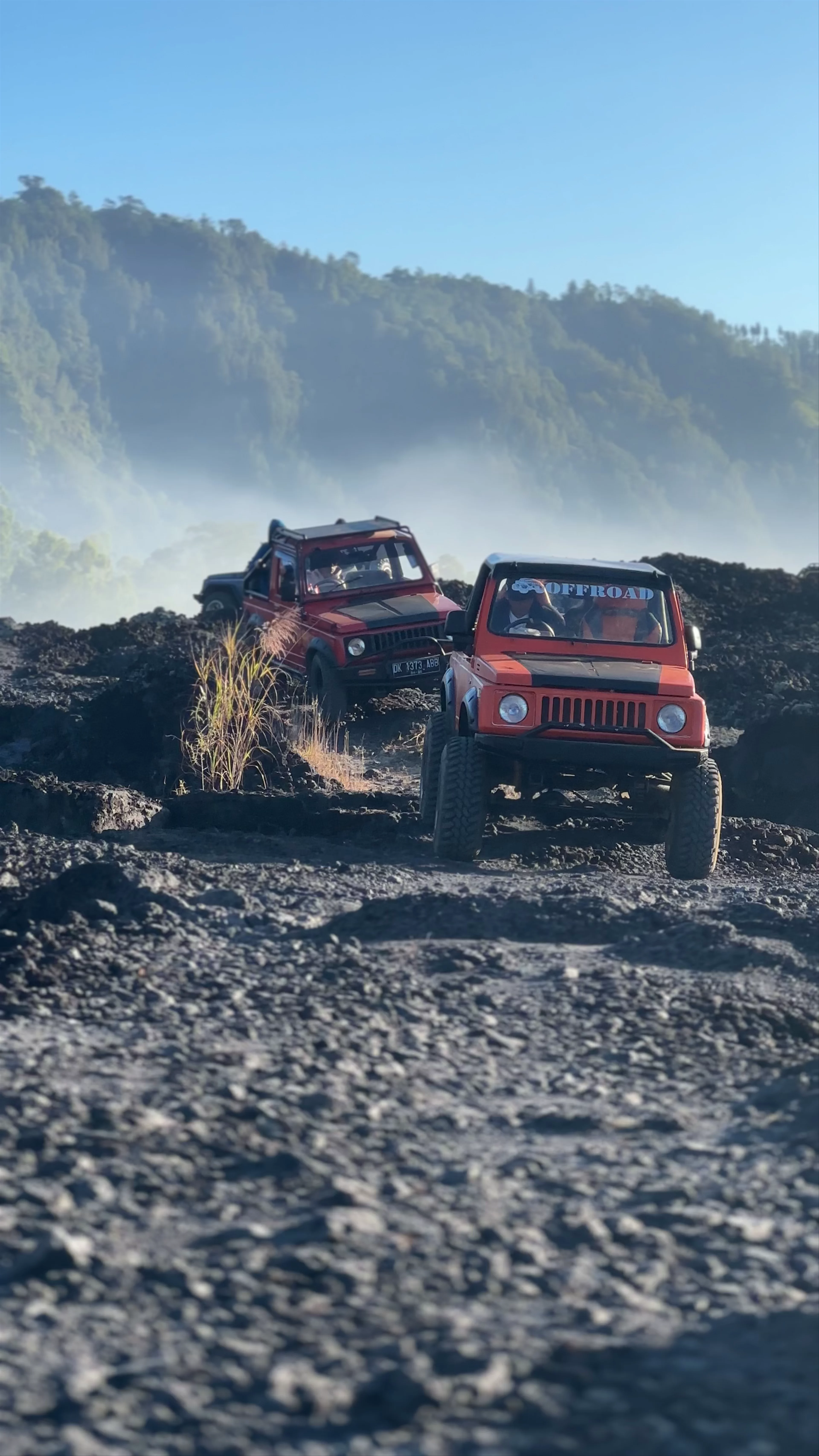 Kaldera Jeep Adventure (KAJA), Jalan Pendakian Gunung Batur