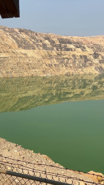 The Berkeley Pit Visitor Center - The pit is huge - Visitor Centers Near Me - Butte, Montana