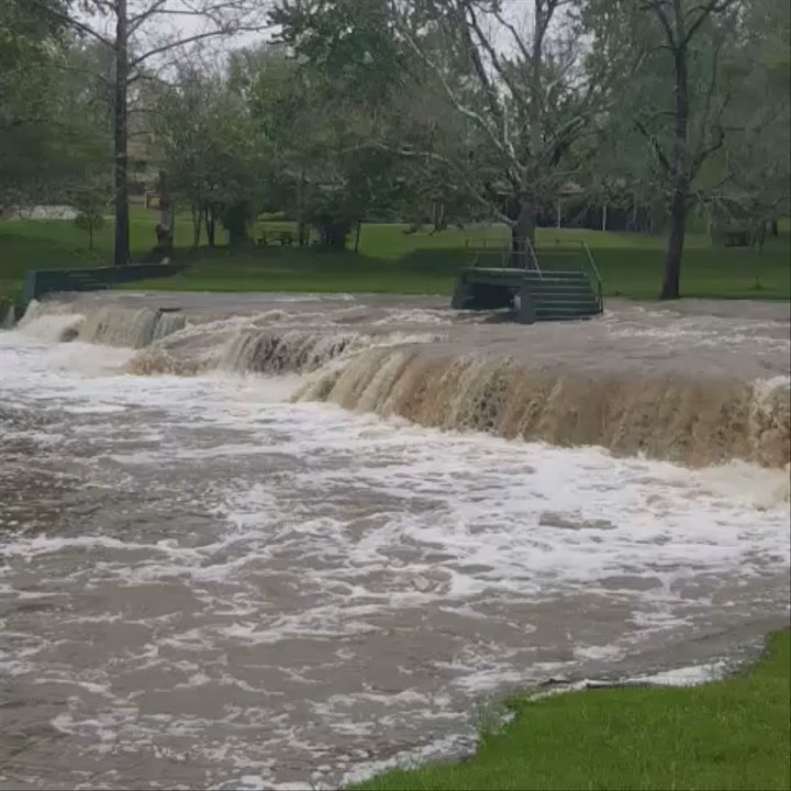 Pendleton Falls Park - Falls after massive rains - Parks Near Me - Pendleton, Indiana