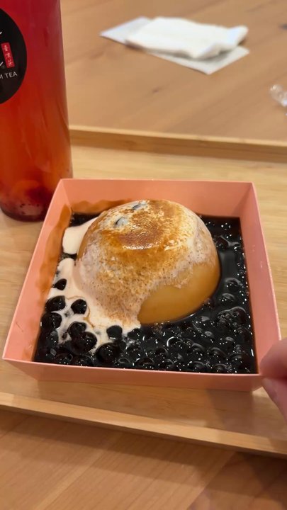 MissBoba - Limited menu item: jiggly tofu pudding with boba - Bubble Tea Near Me - Kent, Washington