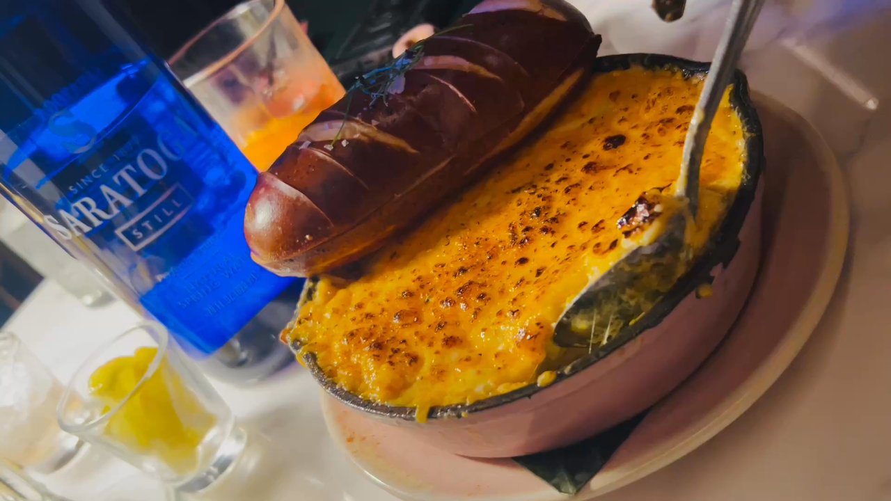 Avana - Crab Dip- Look at that cheese pull! - American Near Me - Philadelphia, Pennsylvania
