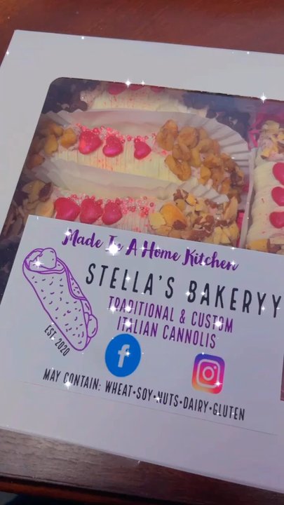 Stella’s Bakeryy - Valentine's Day Cannolis - Bakeries Near Me