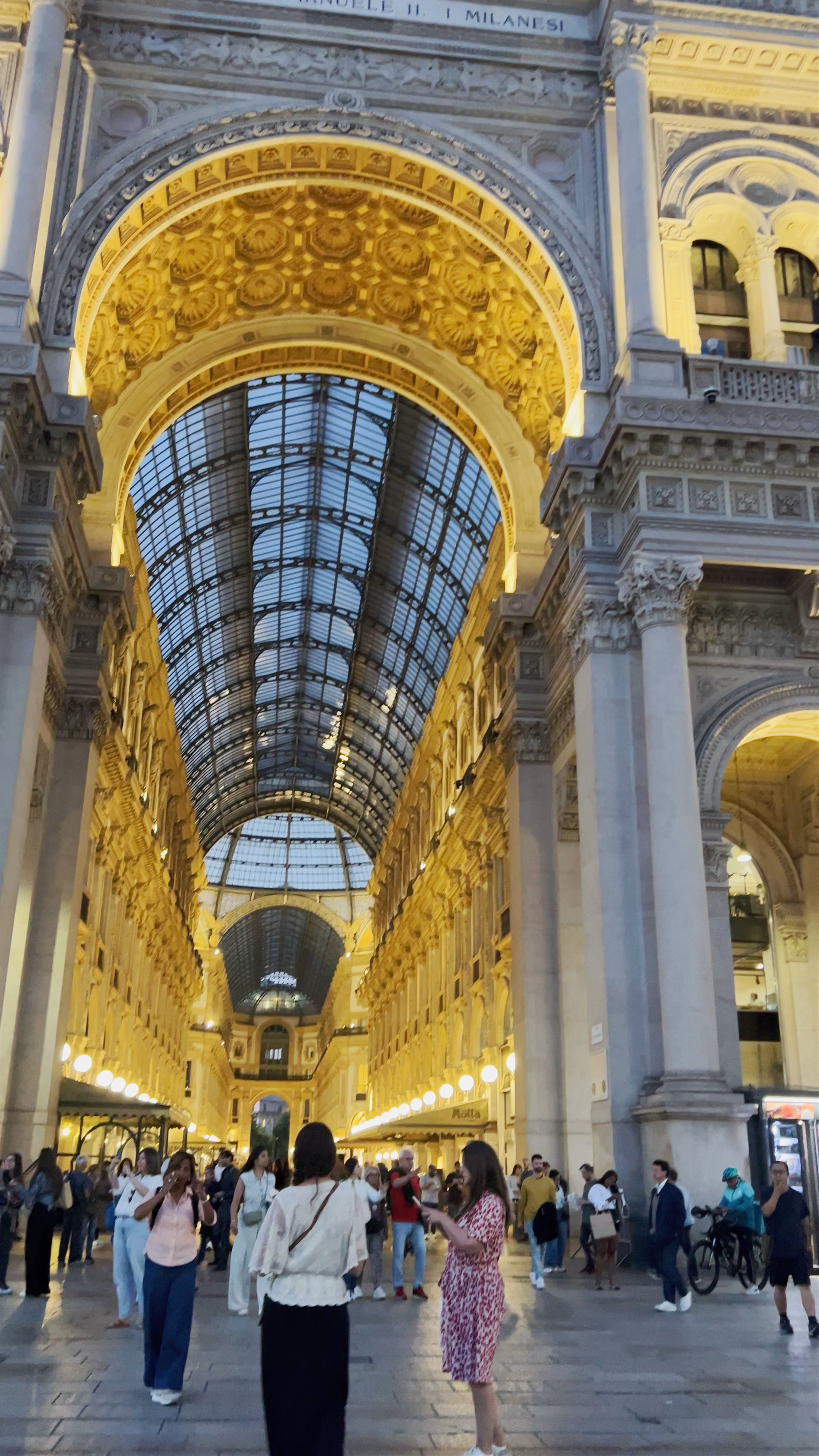 Evening Magic at Galleria Vittorio Emanuele II, Milan