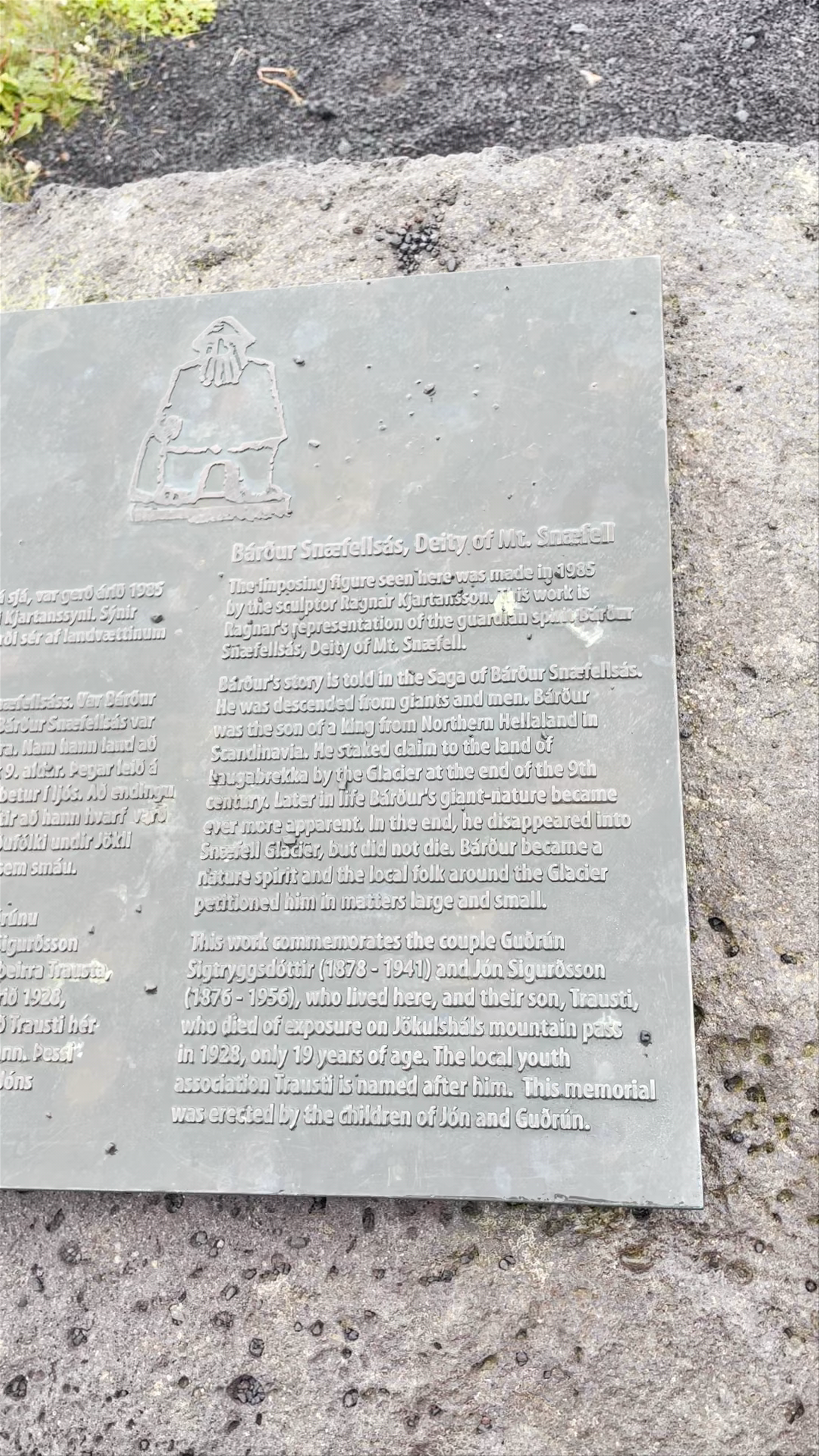 Bárðar Saga Snæfellsáss Statue