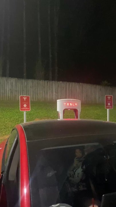 Tesla Supercharger - 360* view - EV Charging Stations Near Me - Manchester, Tennessee